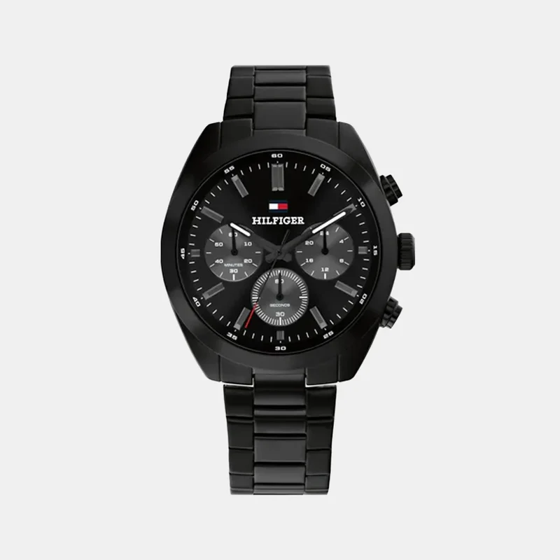 Montre TOMMY HILFIGER Homme Hudson en Acier Noir 1710724