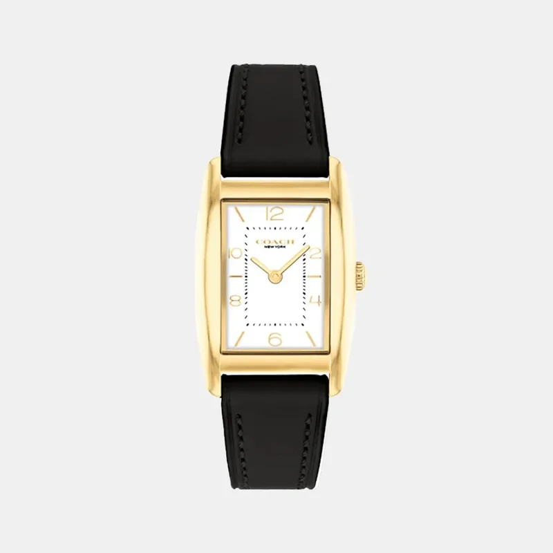 Montre COACH Femme Reese en Cuir Noir 14504312