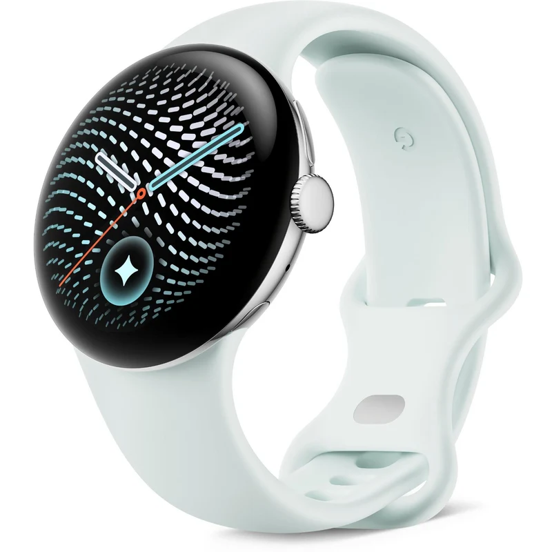 Google Pixel Watch 5 41mm (Polished Silver/Fog Active Band 2nd Gen)