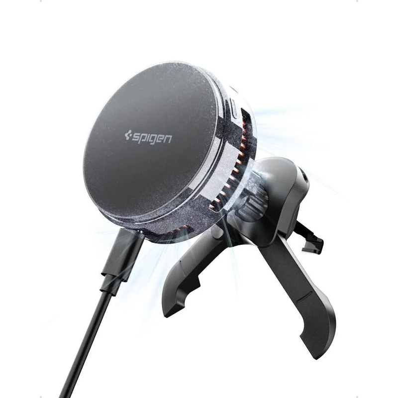 Spigen Essential Air Vent Wireless Car Charger (MagFit) EV25MFAQ (Black)