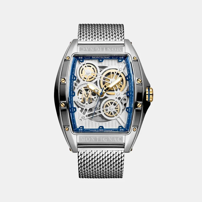 Montre MONTIGNAC Paladin Homme Automatique en Acier MOW1213