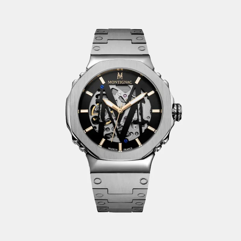Montre MONTIGNAC Sentinel Homme Automatique en Acier MOW1107