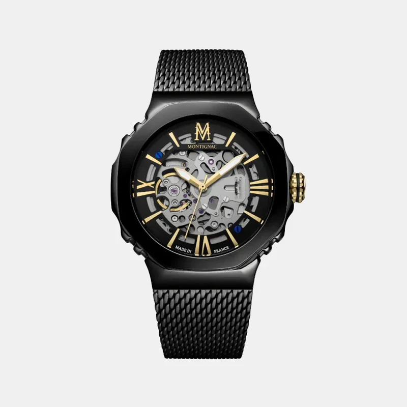 Montre MONTIGNAC Sentinel Homme Automatique en Acier MOW1110