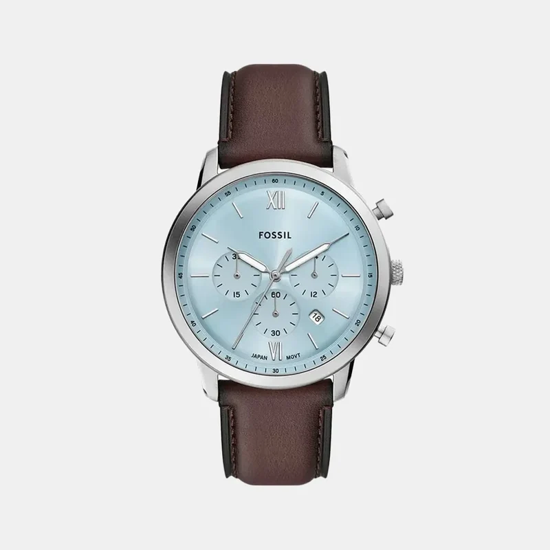 Montre FOSSIL Homme Neutra Chronographe en Cuir Marron FS6109
