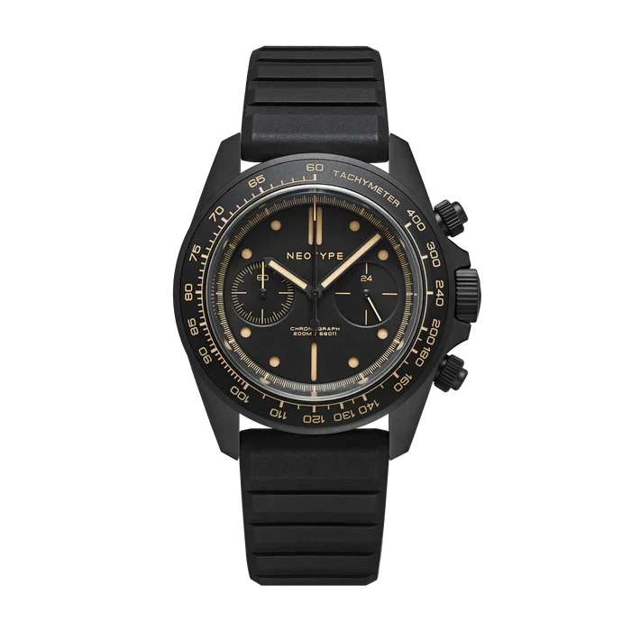LM02 Type C PVD Noir - Cadran noir + Old Radium