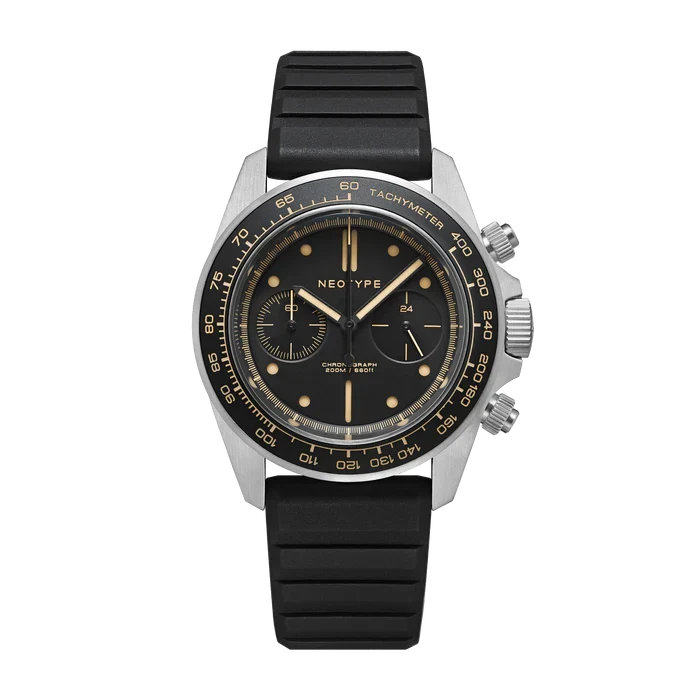 LM02 Type C Acier et cadran Noir + Old Radium