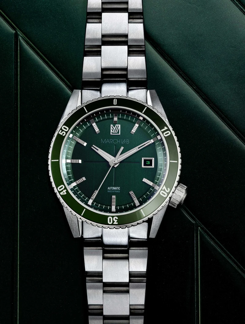 Montre BONZER AUTOMATIQUE Double Green