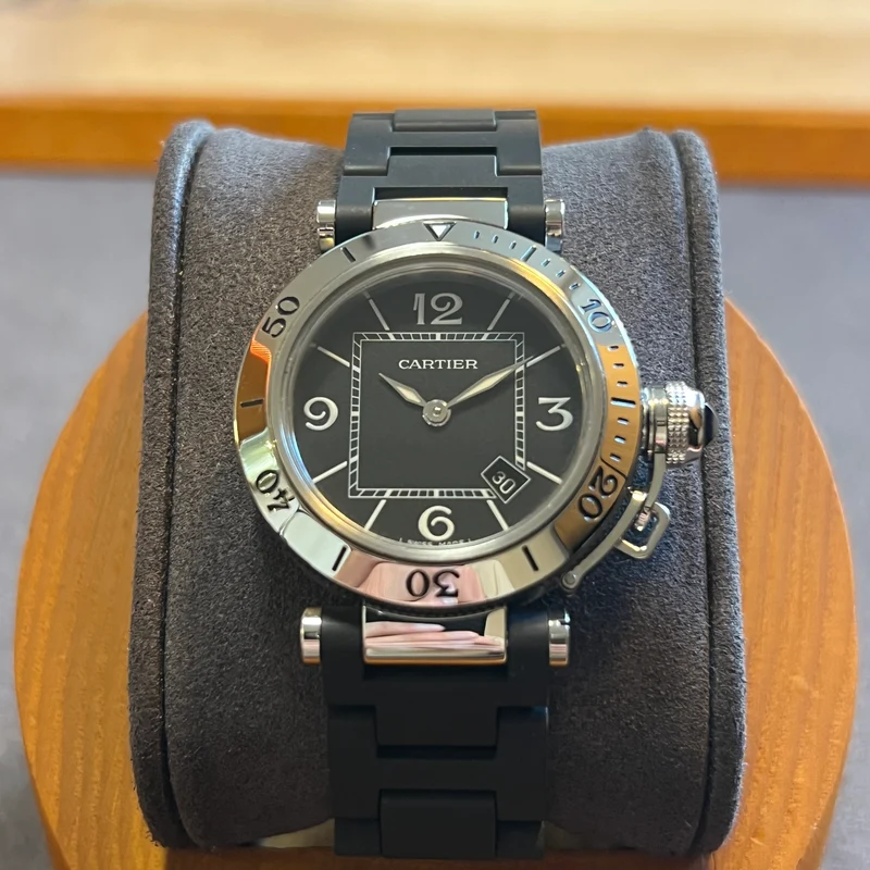 Cartier Pasha Seatimer Quartz Date W3140003