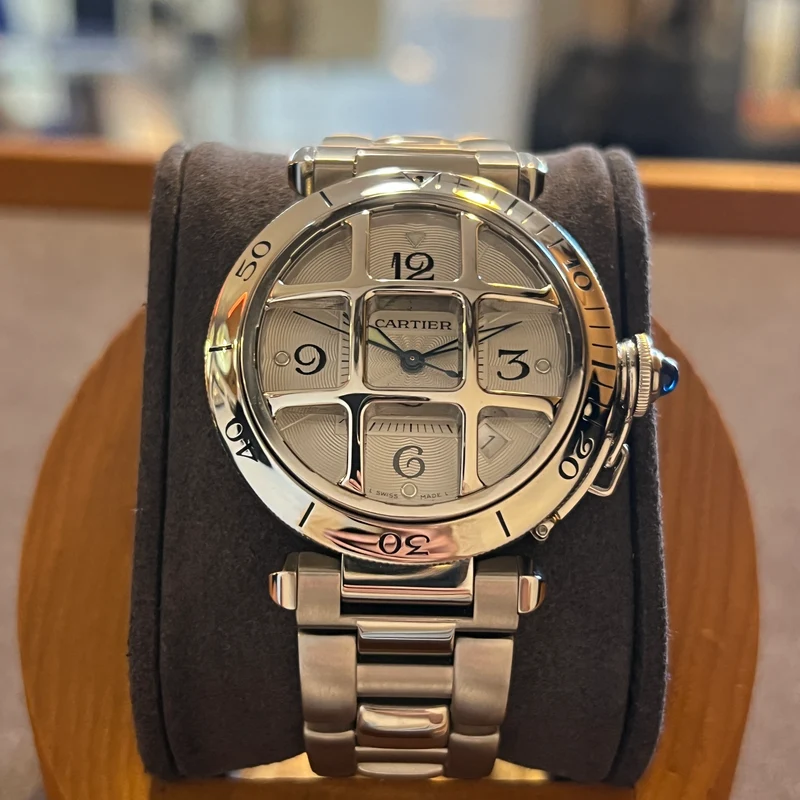 Cartier Pasha Automatic Grid avec garantie W31040H3