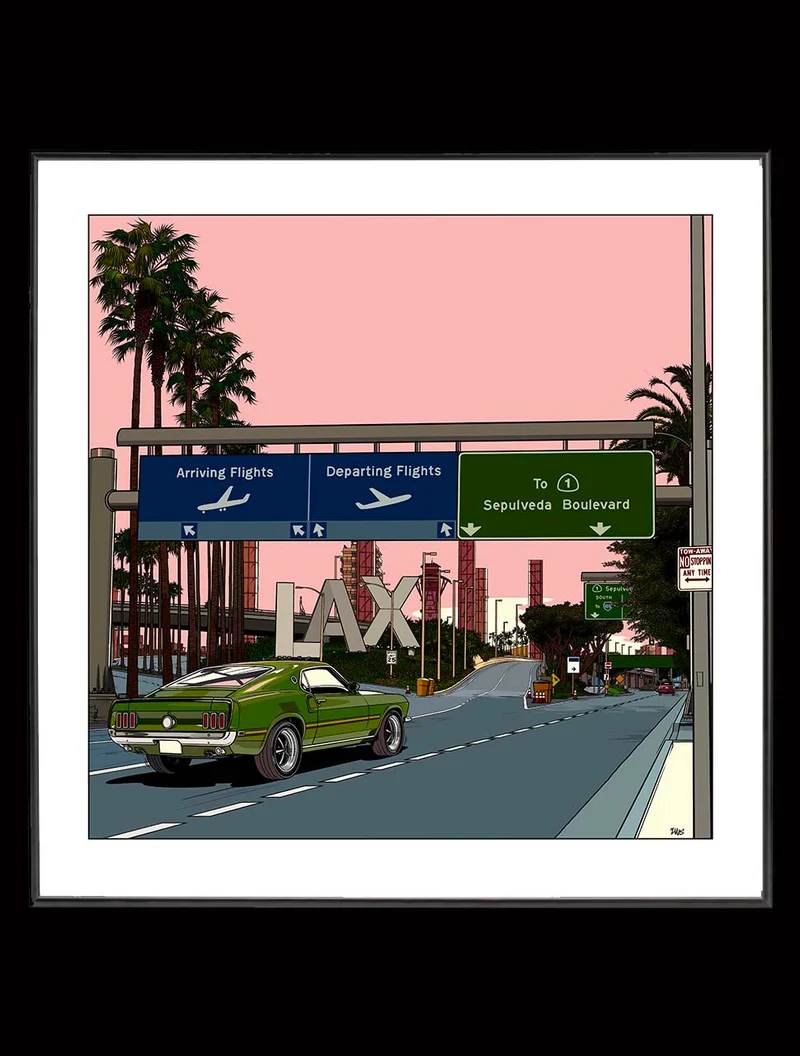 ILLUSTRATION LVUS "L.A/BTZ" - LAX