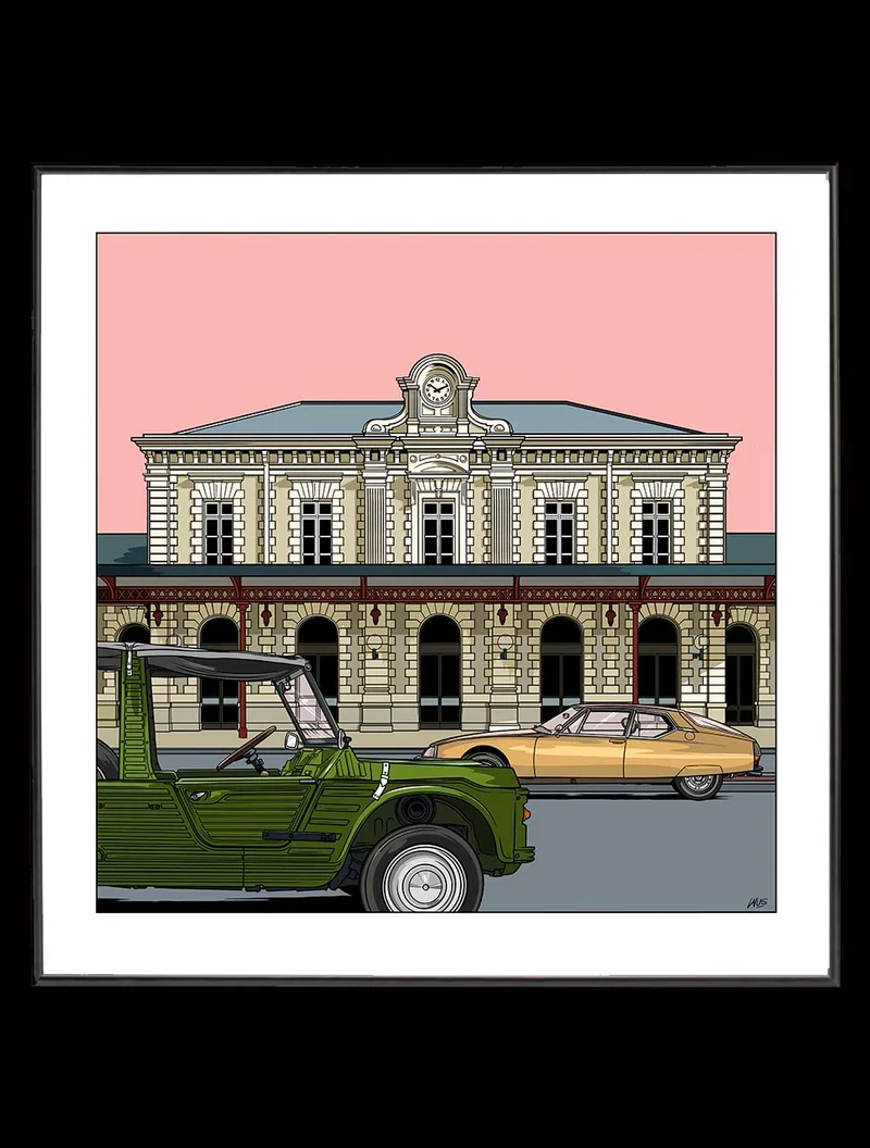 ILLUSTRATION LVUS "L.A/BTZ" - Gare