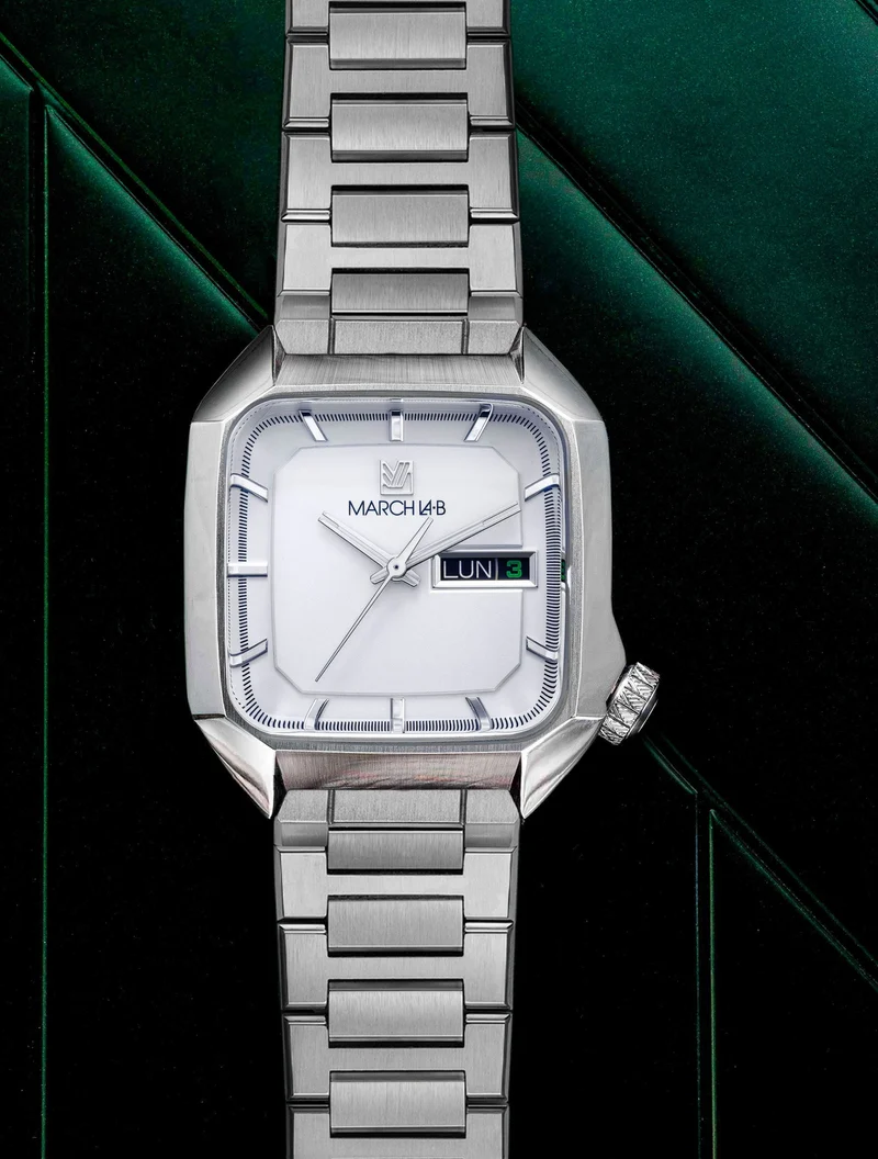 Montre AM2 SLIM ELECTRIQUE White