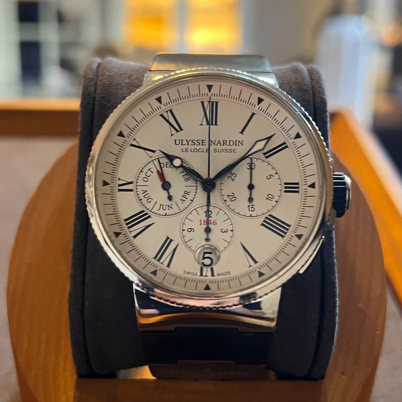 Ulysse Nardin Chronographe marin, ensemble complet 1533-150