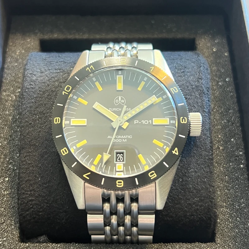 Ollech & Wajs Automatic Date Full Set OW P-101S
