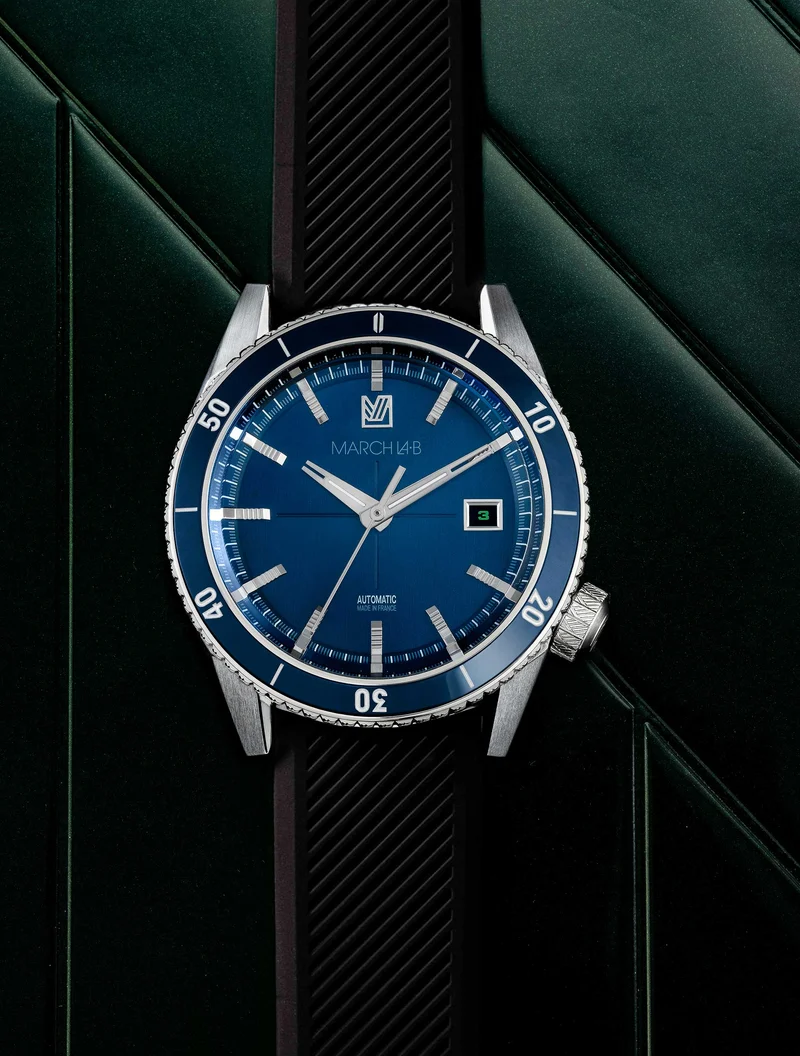 Montre BONZER AUTOMATIQUE Double Blue