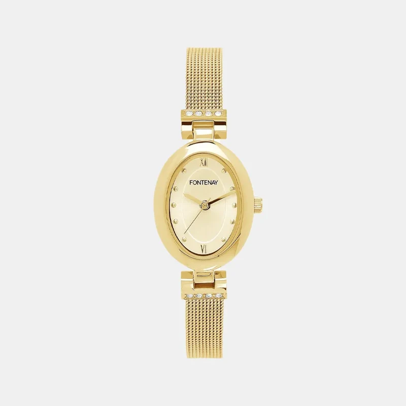 Montre FONTENAY Femme Roxane en Acier Doré FPB00303
