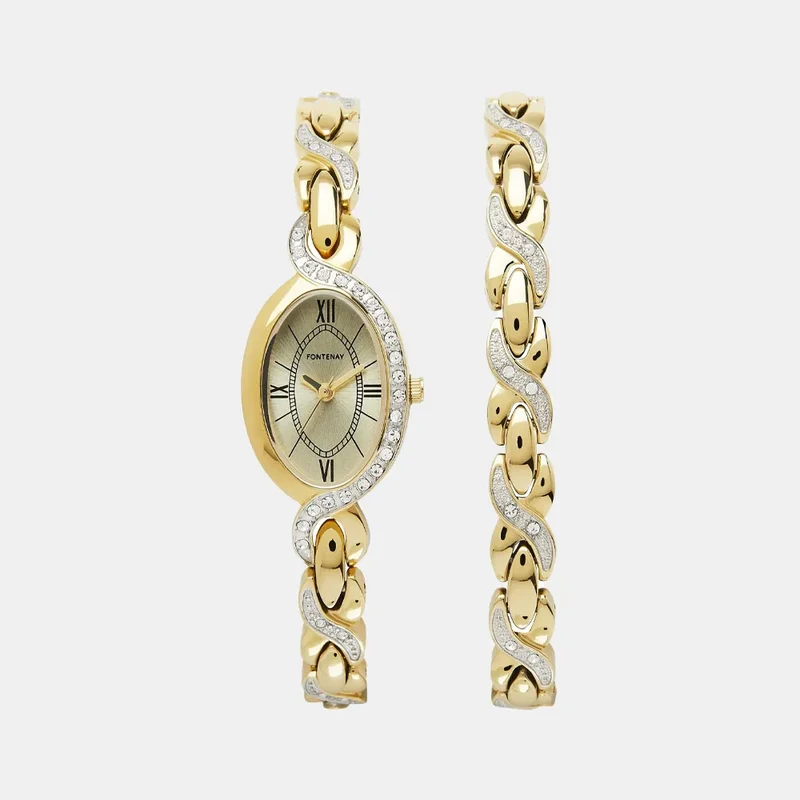 Montre FONTENAY Femme Julia Coffret Montre et Bijoux FPB00402SET
