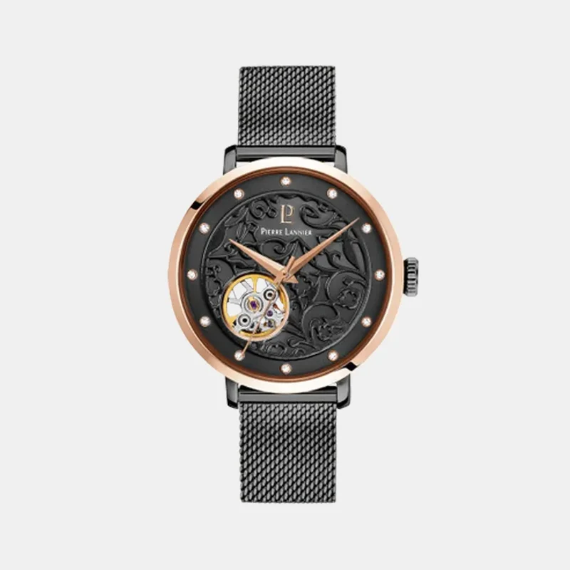 Montre PIERRE LANNIER Femme Eolia Automatique en Acier Milanais 310F988