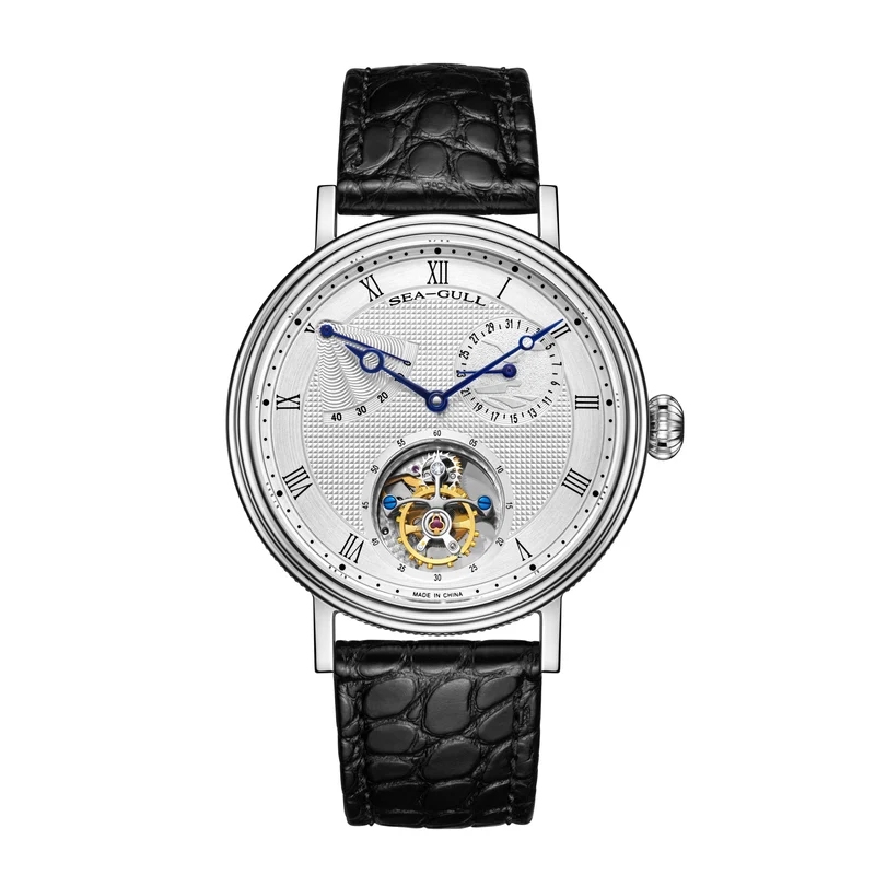 Patrimoine Guilloché Indicateur de Réserve Calendrier Tourbillon 41mm