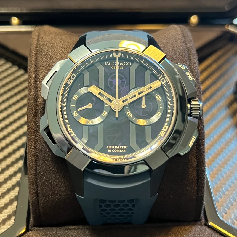 Jacob & Co Epic X Chrono 43 mm ensemble complet EC400.22.AF.AA
