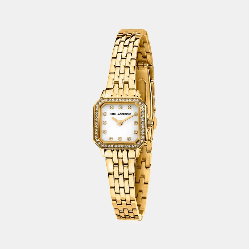 Montre KARL LAGERFELD Femme Icon square mini en Acier Doré R0553111501