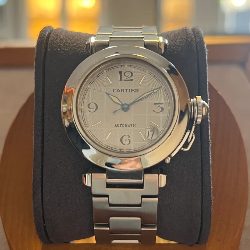 Cartier Pasha C Automatique Cadran Argent W31023M7