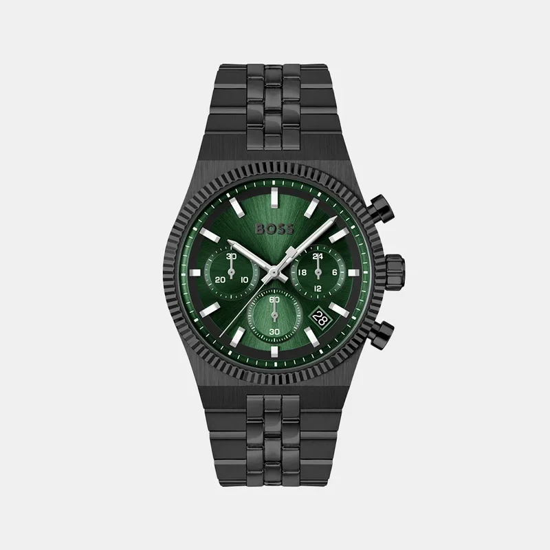 Montre BOSS Homme Candor Prime en Acier Noir 1514308