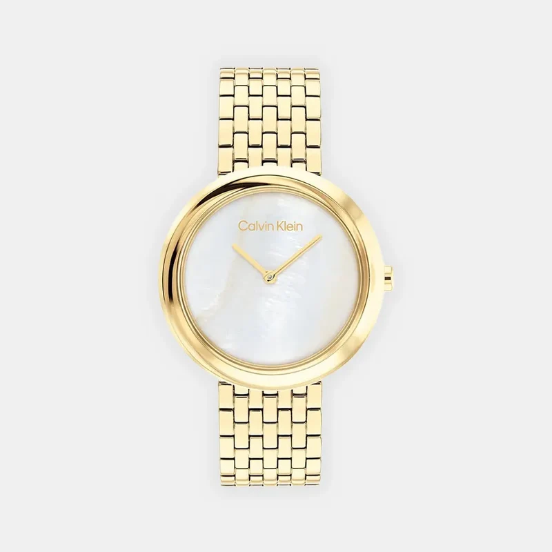 Montre CALVIN KLEIN Femme Twist Bezel en Acier Doré 25200321