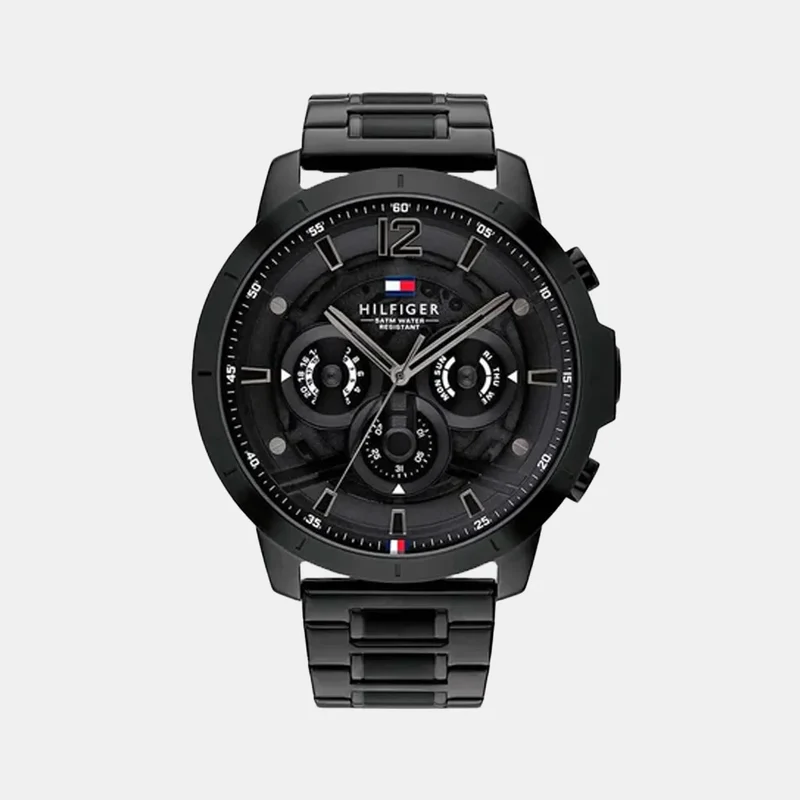 Montre TOMMY HILFIGER Homme Luca en Acier Noir 1710494