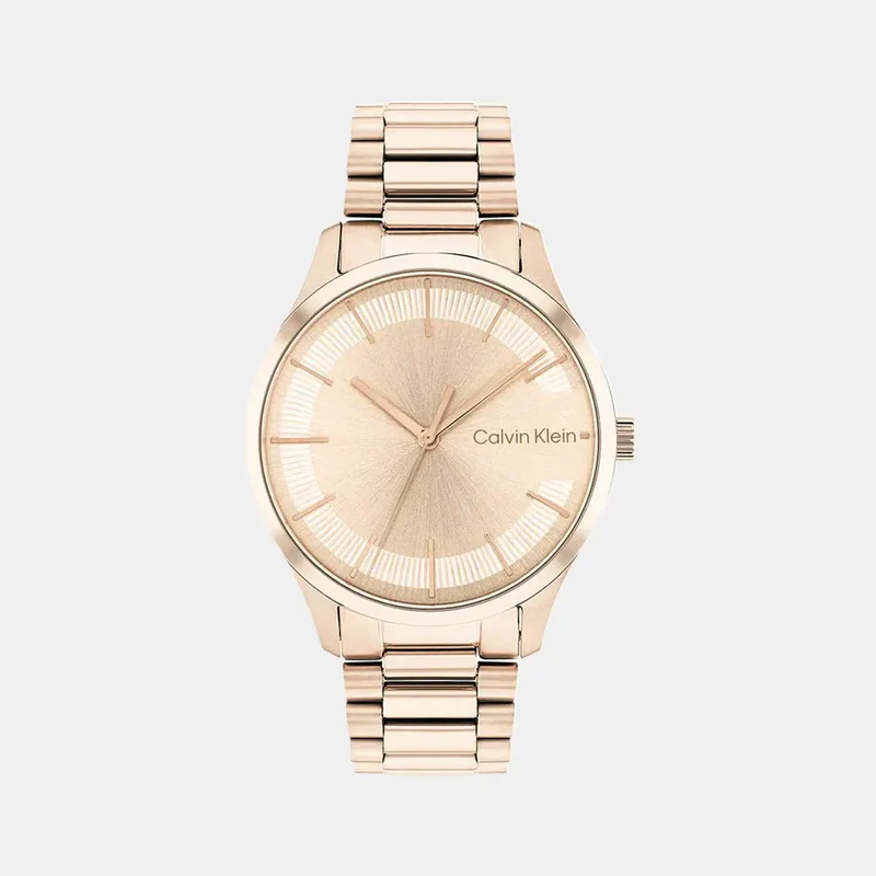 Montre CALVIN KLEIN Femme Iconic en acier Doré Rose 25200042