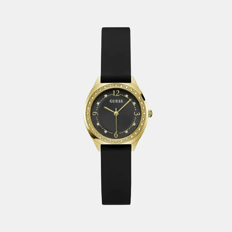Montre GUESS Femme Charlotte en Silicone Noir GW0820L1