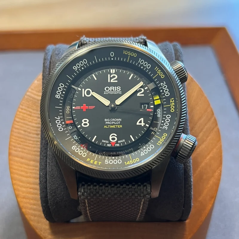 Altimètre Oris Big Crown ProPilot Rega 01 733 7705 4264