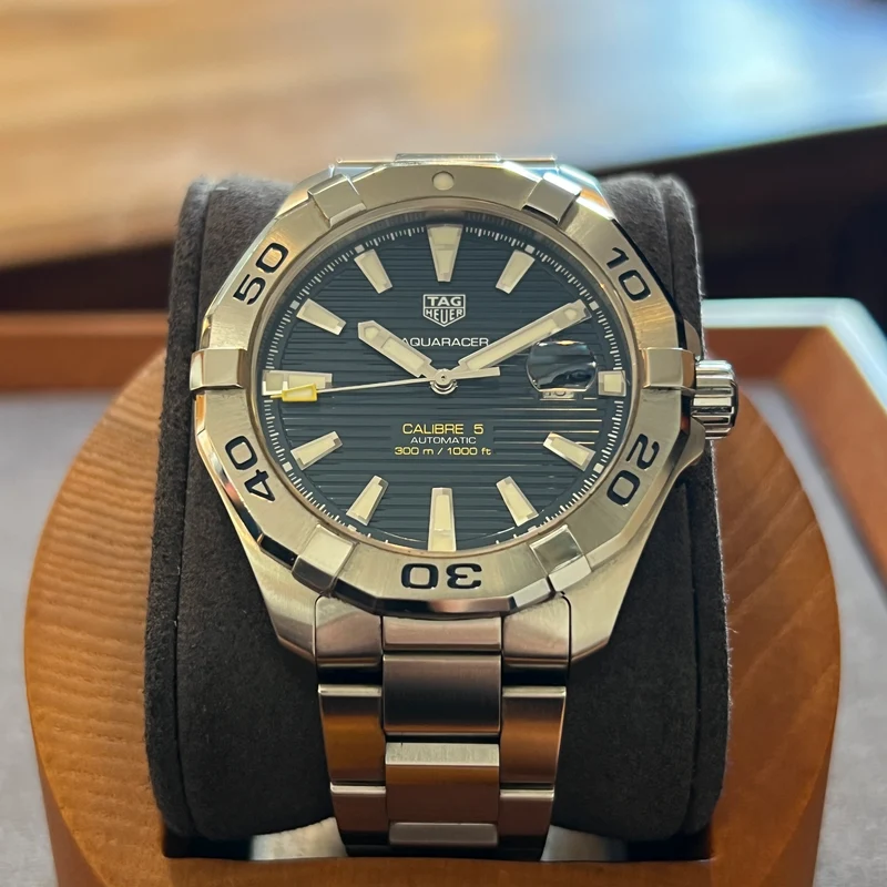 TAG Heuer Aquaracer Calibre 5 Cadran Bleu WAY2012