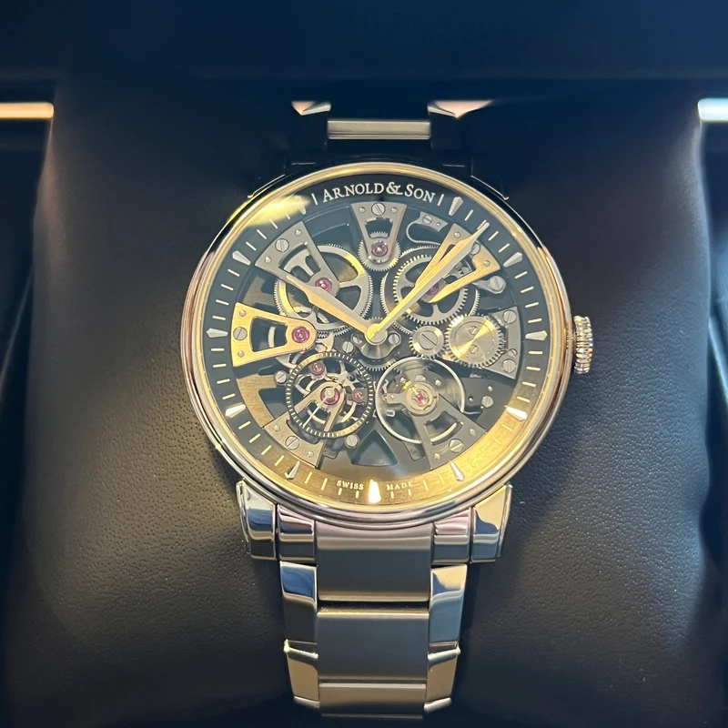 Arnold & Son Nebula 40 Acier Ensemble complet 1.NEAS.B04B
