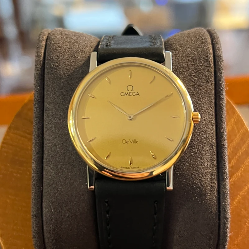 Omega Lunette plaquée or De Ville 195.2378