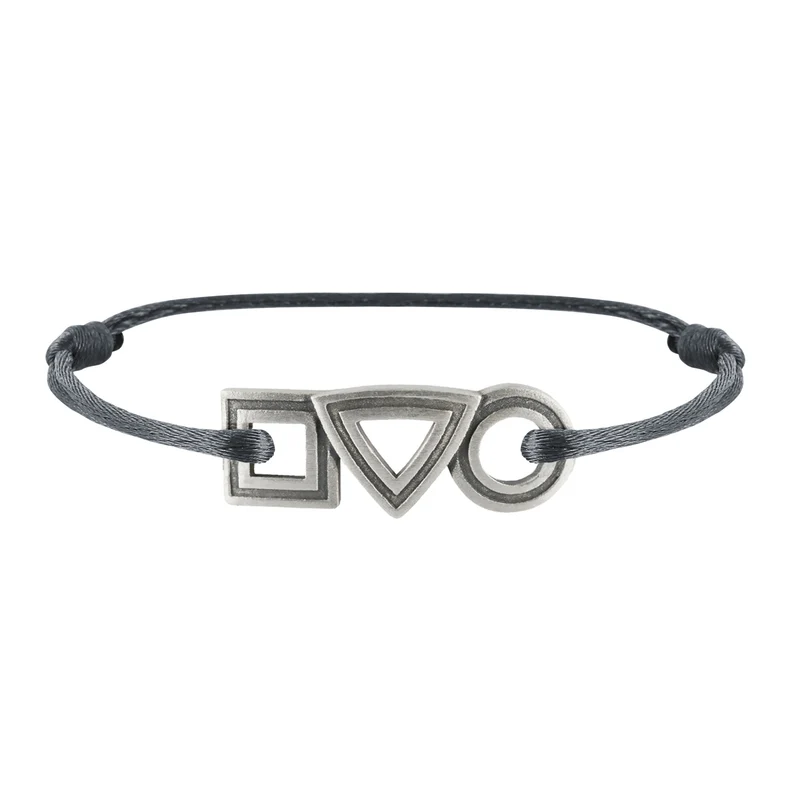Bracelet Large Trilogie en argent Tournaire