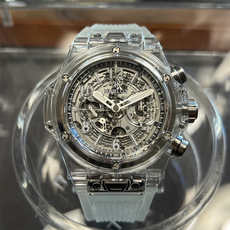 Coffret complet Hublot Big Bang Unico Sapphire 411.JX.4802.RT