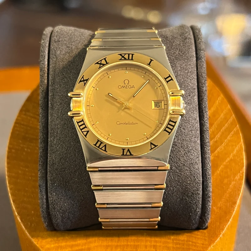 Omega Cadran bicolore champagne Constellation 1448/431.8