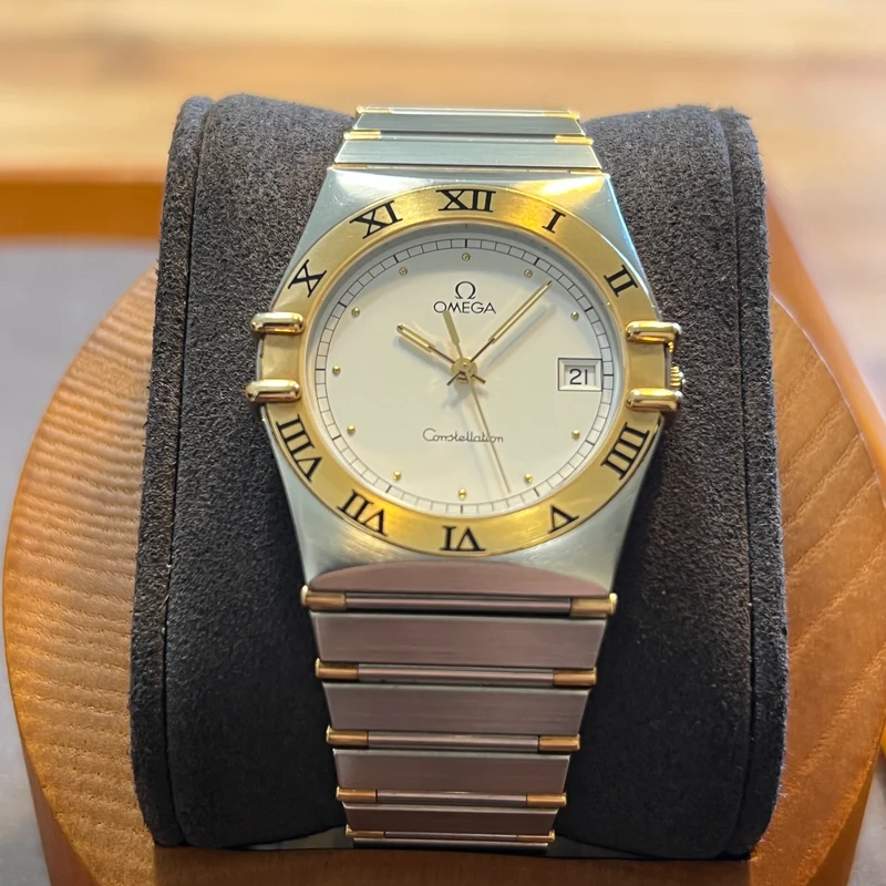 Omega Constellation Cadran blanc bicolore 396.1080