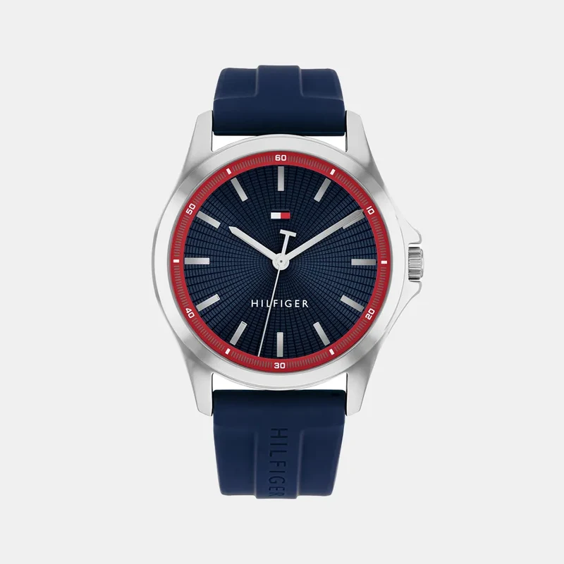 Montre TOMMY HILFIGER Homme BRUCE en Silicone Bleu 1710738