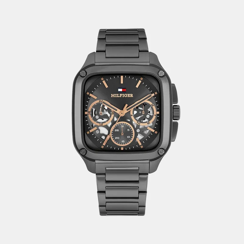 Montre TOMMY HILFIGER Homme HERAL en Acier Noir 1710759