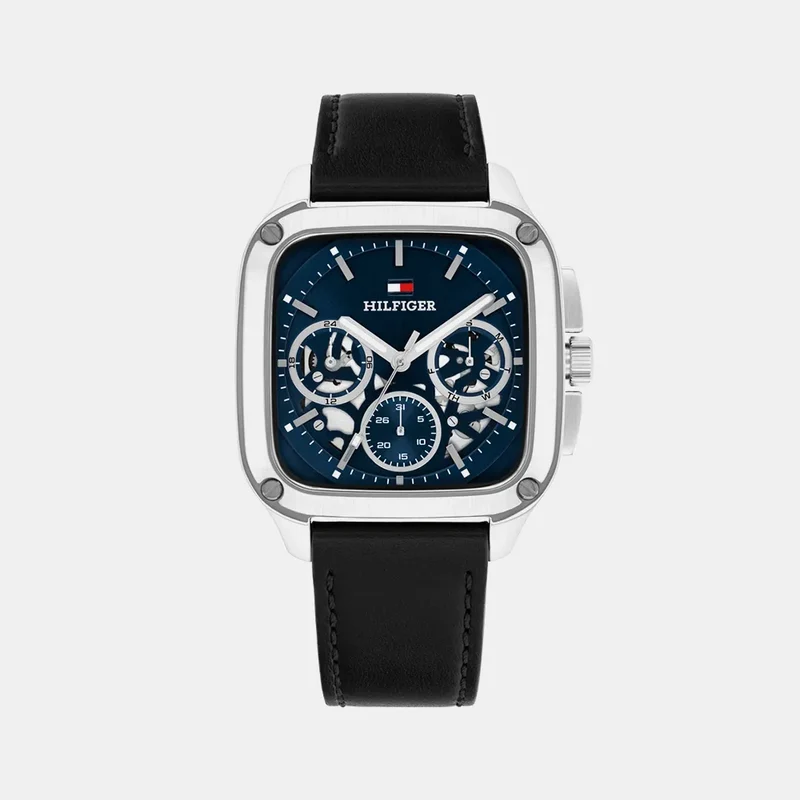 Montre TOMMY HILFIGER Homme HERAL en Cuir Noir 1710756