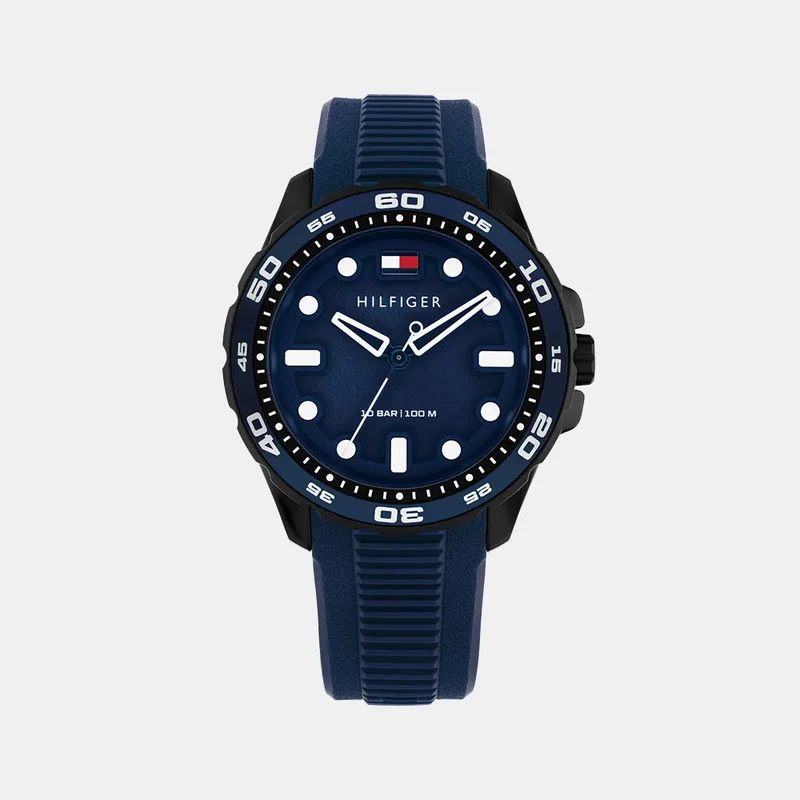 Montre TOMMY HILFIGER Homme Th-Regatta en Silicone Bleu 1792265
