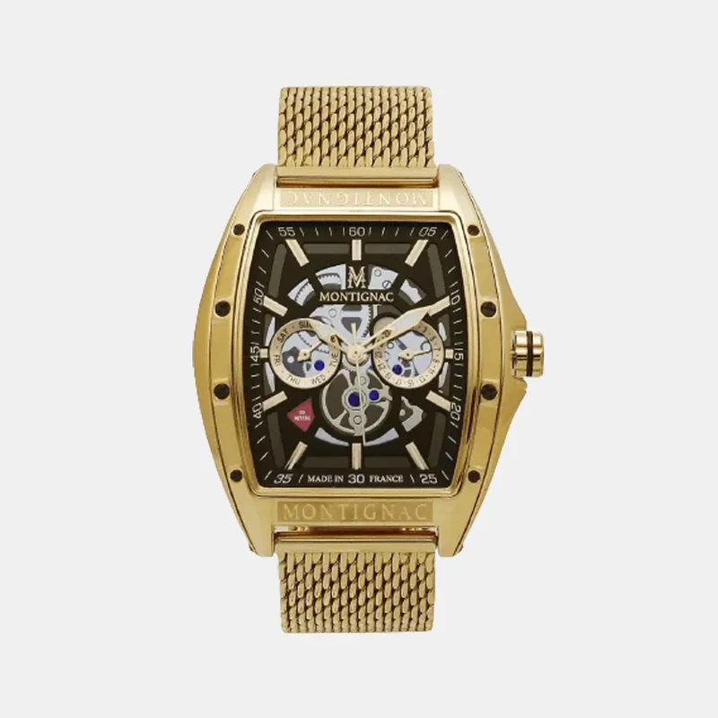 Montre MONTIGNAC Paladin Homme en Acier Milanais MOW703