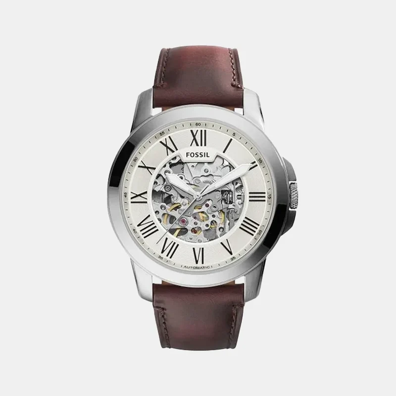 Montre FOSSIL Homme Grant Automatique en Cuir ME3099