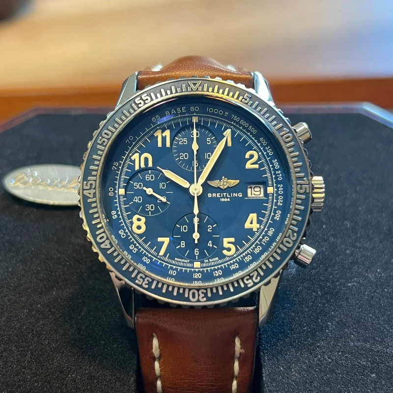 Breitling Navitimer Aviastar Cadran bleu Ensemble complet A13024