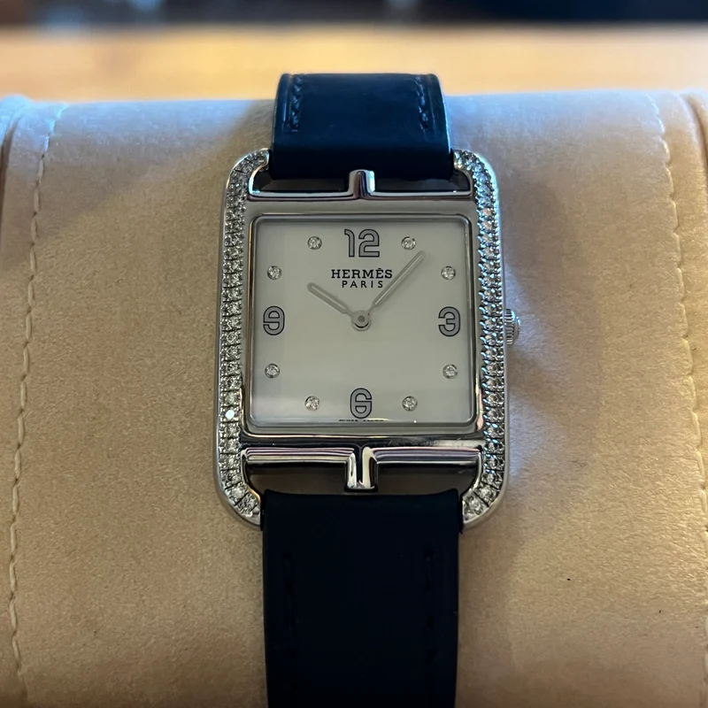 Hermès Ensemble Cape Cod avec diamants, ensemble complet CC3.731