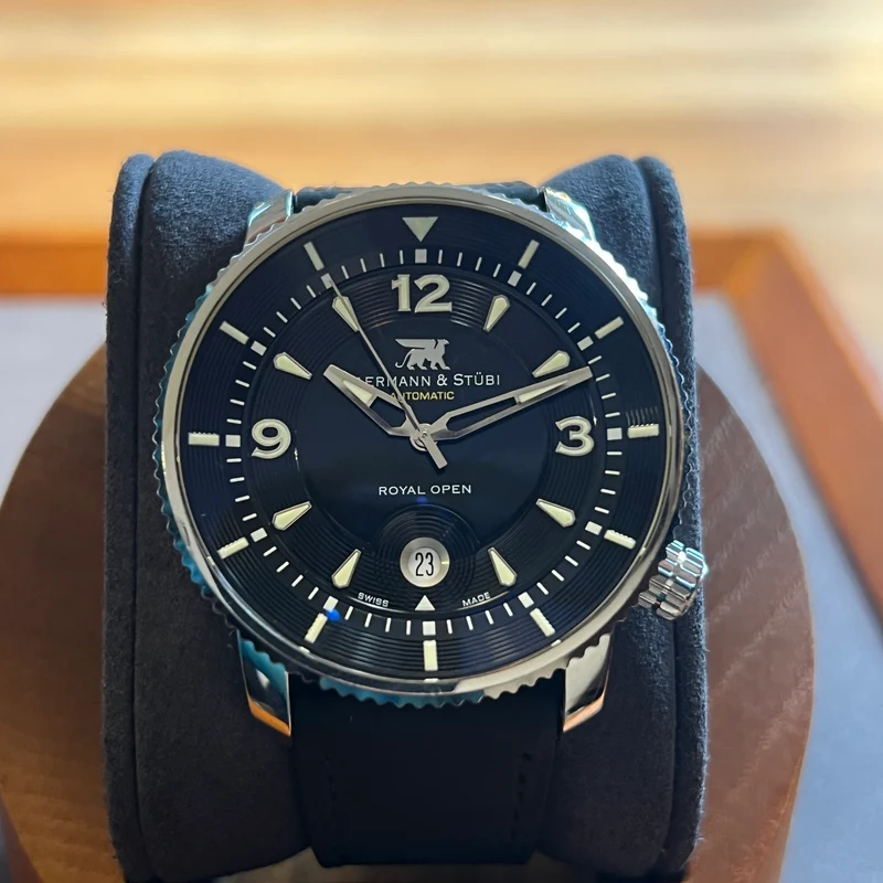 Jaermann & Stübi Royal Open à date automatique