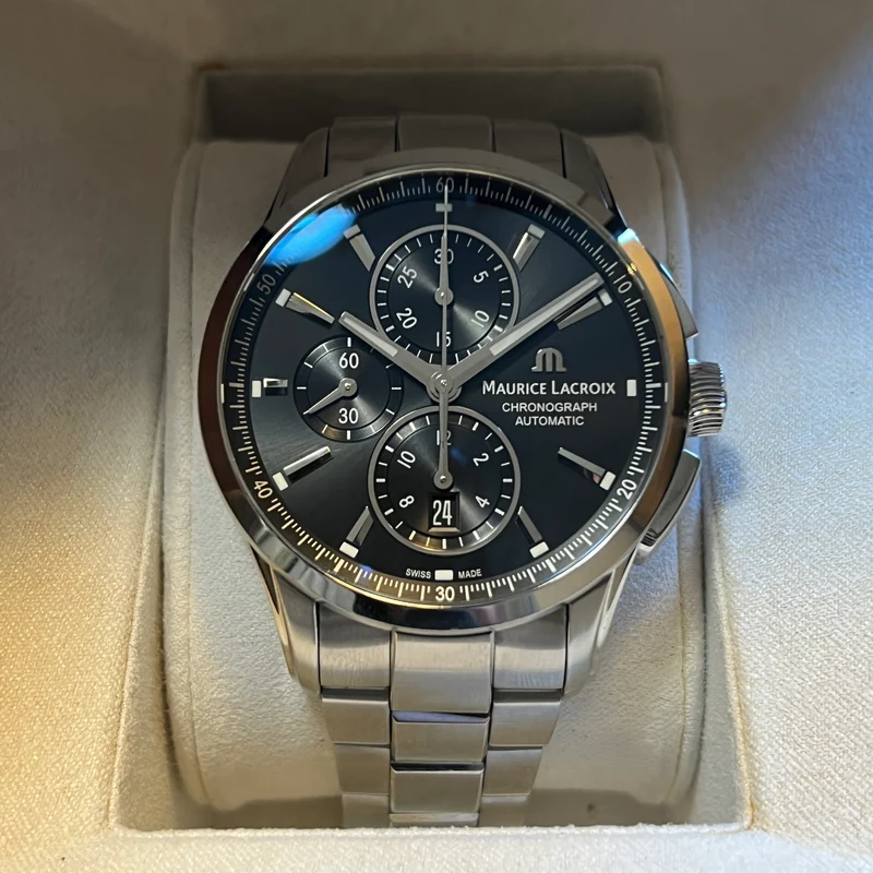 Maurice Lacroix Pontos Chrono Cadran Noir Automatique PT6388