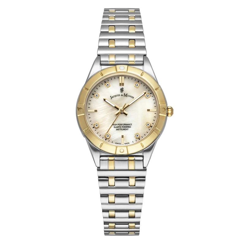 Jacques du Manoir Leonie Montre Femme Argentée et Dorée JWL05903